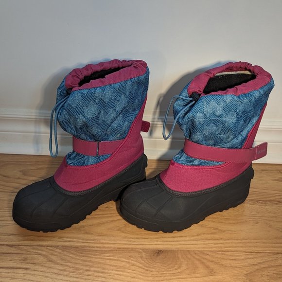 Columbia Women's Boots - Size 6, Pink, Blue, and Black - Picture 2 of 5